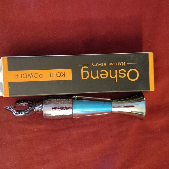Osheng Kohl Powder with Silver and Blue Applicator - Picture 1 of 1